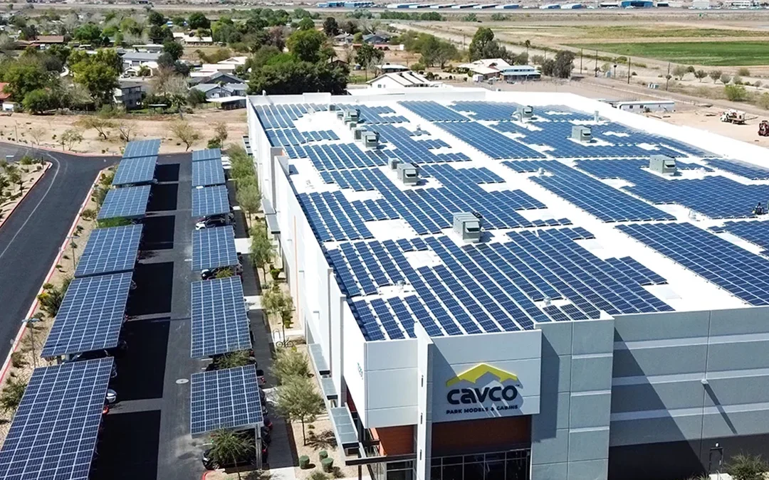 Cavco Industries Works with Solar One for Sustainable Manufacturing
