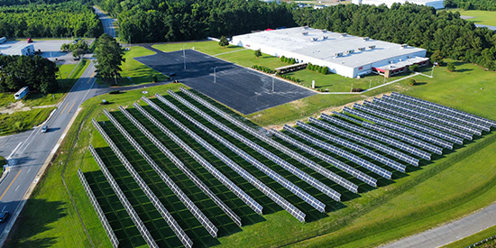 TECO aerial shot